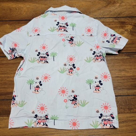 Disney X Jamie & Jack Toddler Button Up Blue Shirt - Size 2T - Picture 3 of 5